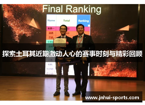 探索土耳其近期激动人心的赛事时刻与精彩回顾